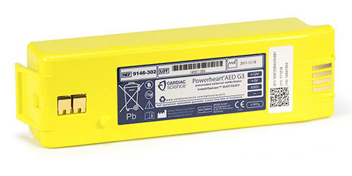 Accesorios para desfibrilador Cardiac Science Powerheart AED G3 Battery en México - SUPERDEAS